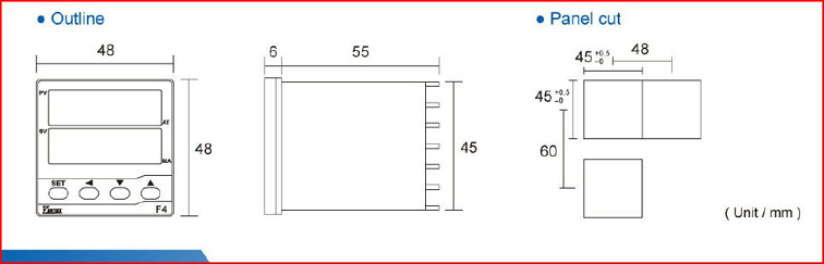 Vertex F4 Dimensions